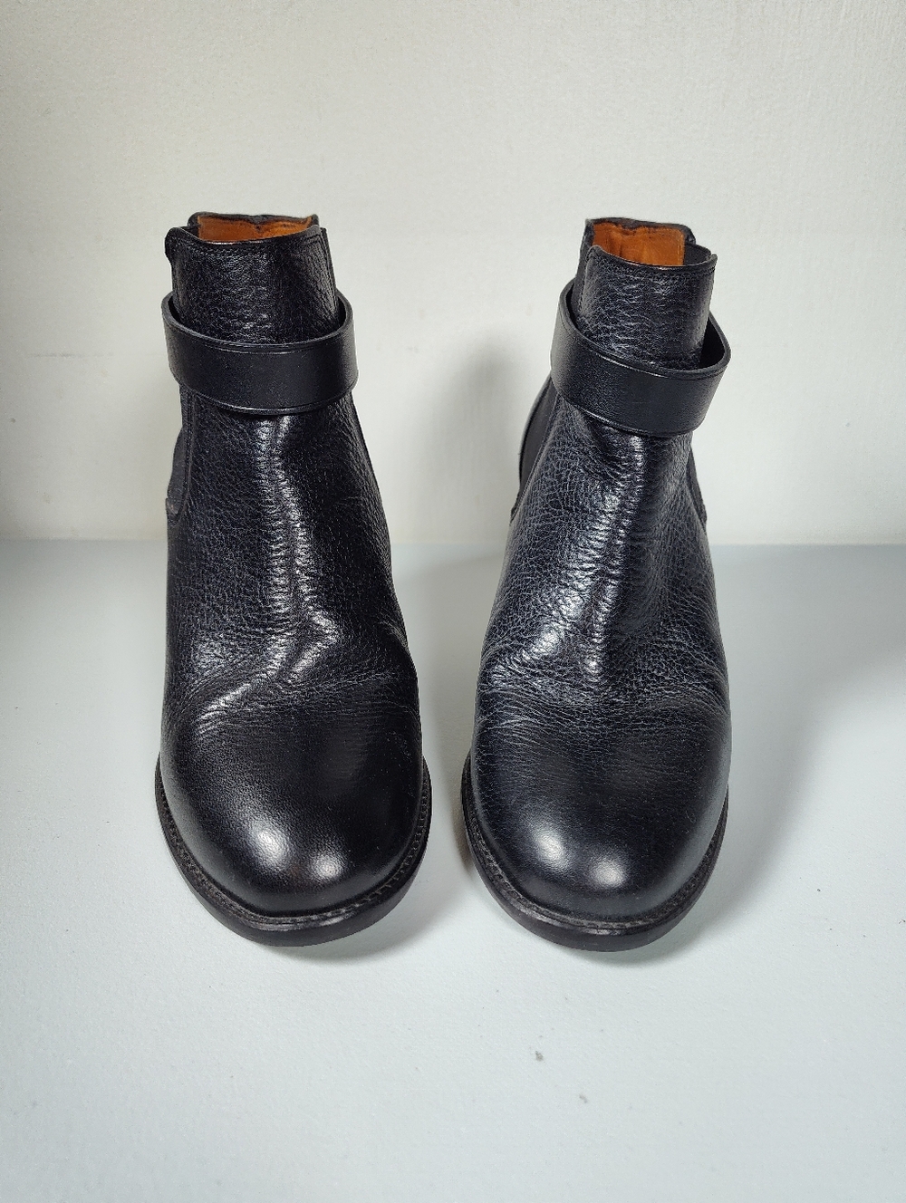 Madewell Lonny black leather cheslea ankle boots 7 - Picture 2 of 12